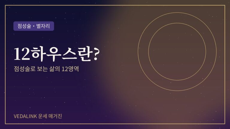 점성술 12하우스를 표현한 대표 이미지